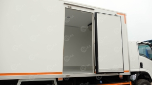Фургон рефрижератор на шасси ISUZU 4х4 дв 139kw гп 7 тонн (фургон 5500х2200х2200, холодильная установка Carrier Citimax 700) со спальником, боковая дверь. Фото 20