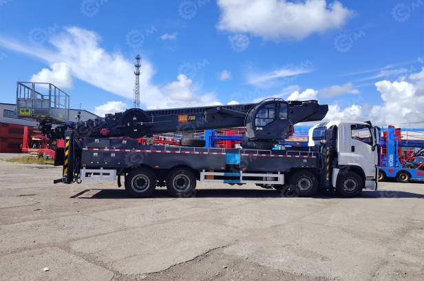 Автовышка Qingling GKS70 на шасси ISUZU 8Х4 дв 221kw высота подъёма 70м гп корзины 400кг, 2025г. Фото 4