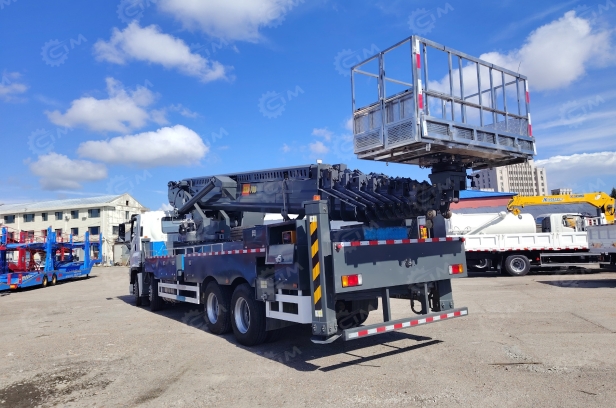 Автовышка Qingling GKS70 на шасси ISUZU 8Х4 дв 221kw высота подъёма 70м гп корзины 400кг, 2025г. Фото 12
