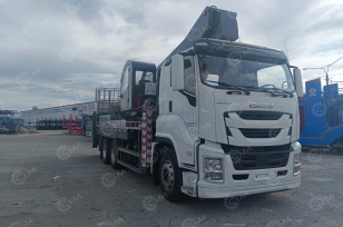 Автовышка Qingling GKS56 на шасси ISUZU 6Х4 дв 221Kw высота подъёма 56м, 2025г. Фото 1