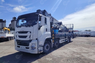 Автовышка Qingling GKS70 на шасси ISUZU 8Х4 дв 221kw высота подъёма 70м гп корзины 400кг, 2025г. Фото 1