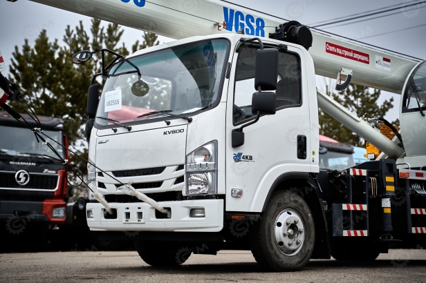 Автокран на шасси ISUZU 4x4 дв 94kw крановая установка VIGRUS VGS8 гп 8т., 5 секций, стрела 26м. Фото 17