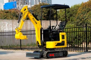 Мини-экскаватор RIPPA R319 двигатель KUBOTA с поворотной стрелой и раздвижными гусеницами 35дн. Фото 2