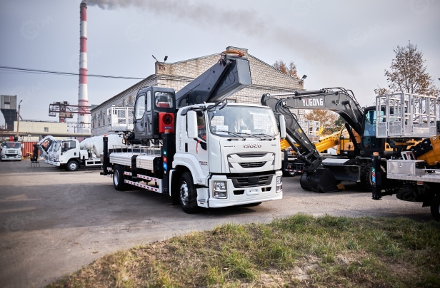 Автовышка VIGRUS GKS45 на шасси ISUZU 4Х2 дв 165Kw высота подъёма 45м. Фото 15