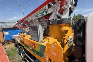 Автобетононасос XCMG HB37V-CSX шасси ISUZU 6x4 дв 309kw 37 метров. Фото 4