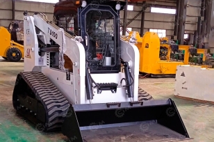 Гусеничный мини погрузчик Taian TS100	гп 1,2т высота подъема 4,8м. Фото 1