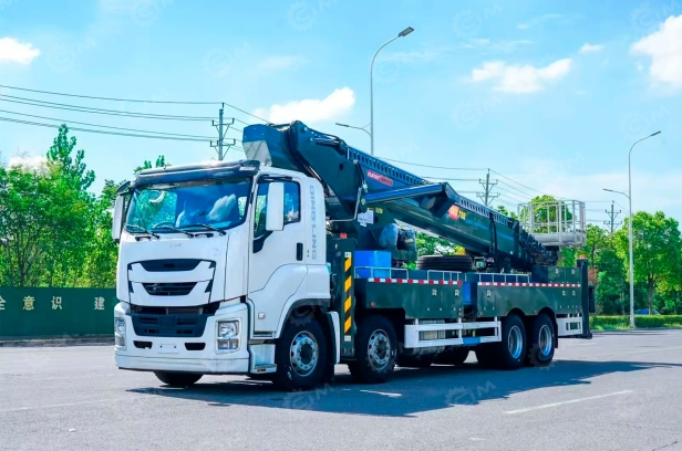 Автовышка VIGRUS GKS75 на шасси ISUZU 8Х4 дв 338kw высота подъёма 75м. Фото 3