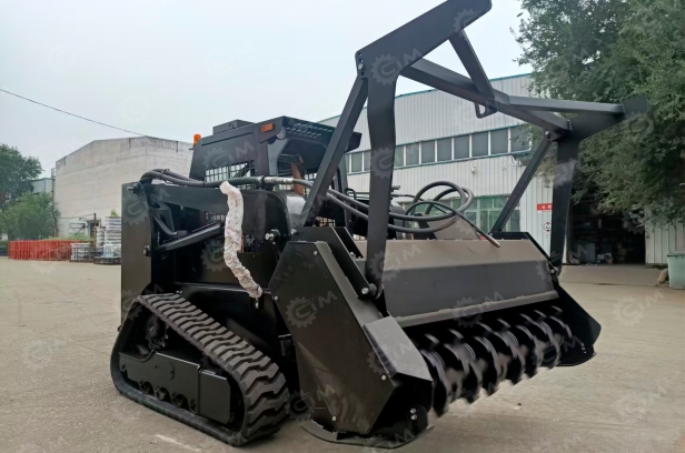Мульчер на мини-погрузчик JC120. Фото 5