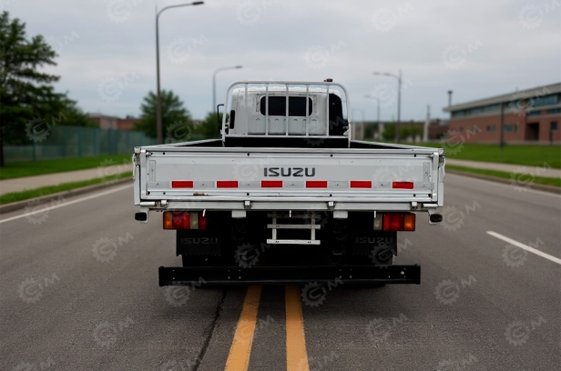 Бортовой грузовик ISUZU 4x2 дв 96 kw гп 500кг с электрической кму гп 2т стрела 3м кузов 4205х2100х400 под категорию В. Фото 3