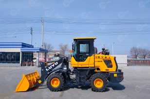 Фронтальный погрузчик LUYU LY928F гп 1т, ковш 0,6м3. Фото 2