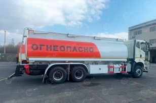 Бензовоз на шасси FAW 6х6 дв 309kw бочка 22м3 c установкой для заправки (с ОТТС). Фото 4
