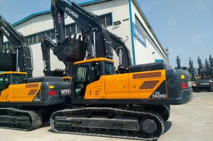 Экскаватор гусеничный HYUNDAI HX340HD ковш 1.73м3, общая масса 34т. Фото 1