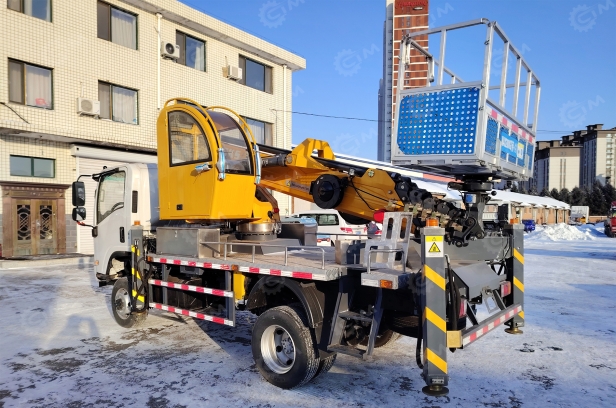 Автовышка Qingling на шасси ISUZU 4Х4 дв 139kw высота подъёма 30м. Фото 14