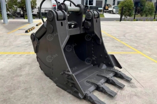 Ковш челюстной на мини-экскаватор Caterpillar 305.5, 0,22 м3 ширина 80см. Фото 1
