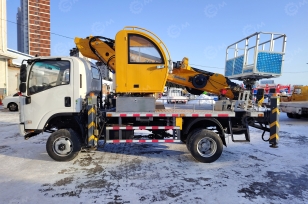 Автовышка Qingling на шасси ISUZU 4Х4 дв 139kw высота подъёма 30м. Фото 13