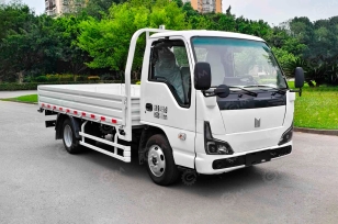 Бортовой грузовик ISUZU 100P 4x2 (электрический) дв 110kw гп 2т кузов 4000х1850х360 cо стационарным зарядным устройством. Фото 1