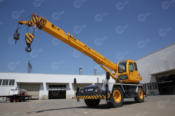 Самоходный короткобазный кран XJCM RT10 гп 10т, корзина гп 500кг. Фото 2