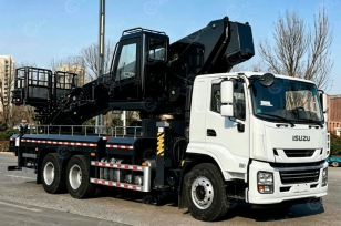 Автовышка VIGRUS на шасси ISUZU 6Х6 дв 221kw высота подъёма 45м. Фото 1