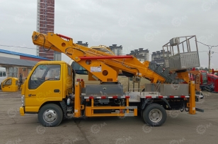 Автовышка Qingling GKS28 на шасси ISUZU 4Х2 дв 96kw высота подъёма 28м. Фото 4