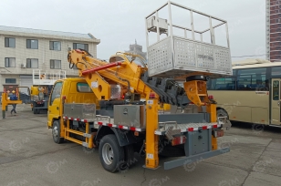Автовышка Qingling GKS28 на шасси ISUZU 4Х2 дв 96kw высота подъёма 28м. Фото 7