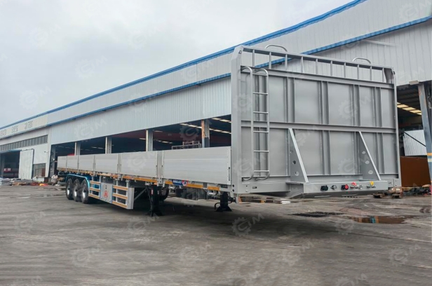 Полуприцеп бортовой  LUXUDA LZC9408 3 оси fuwa 13т, рессоры, гп 50 тонн, 14000*2550*3800,  фитинги, коники ССУ1450, дисковые тормоза, алюминиевый борт. Фото 2