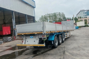 Полуприцеп бортовой  LUXUDA LZC9408 3 оси fuwa 13т, рессоры, гп 50 тонн, 14000*2550*3800,  фитинги, коники ССУ1450, дисковые тормоза, алюминиевый борт. Фото 1