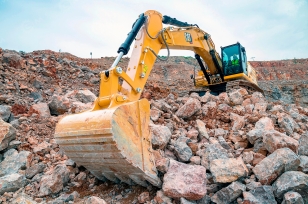 Гусеничный экскаватор Caterpillar 350 вес 47,6т ковш 3,2м3. Фото 1