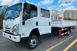 Бортовой грузовик ISUZU 4x2 самосвальный кузов дв 138kw двойная кабина гп 6т кузов 3500*2200*400mm, 6 посадочных мест. Фото 1