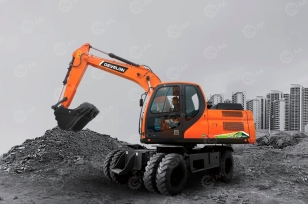 Экскаватор колесный Develon DX150W вес 14,2т ковш 0,57м3. Фото 1