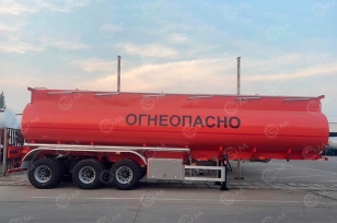 Полуприцеп бензовоз SHENGRUN объем 30м3, гп 10 тонн. Фото 2