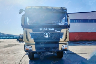 Самосвал SHACMAN 8×4 SX33186V366 кабина X5000 430 л.с. 2023г, П-образный кузов, золотой цвет кабины. Фото 1