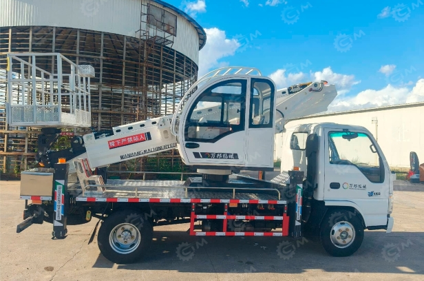 Автовышка WANBANG GKS18 на шасси ISUZU 4Х4  дв 96kw с кабиной высота подъёма 18м. Фото 2