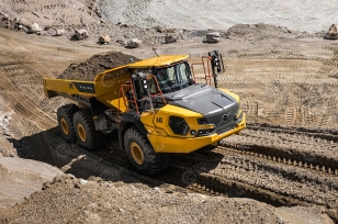 Шарнирно-сочлененный самосвал VOLVO A40 гп 39 тонн. Фото 1