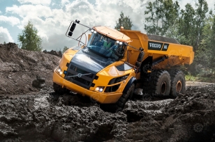 Шарнирно-сочлененный самосвал VOLVO A40 гп 39 тонн. Фото 4