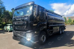 Бензовоз на шасси ISUZU 6х4 дв 309 kw бочка 20м3 алюминиевая 5 отсеков. Фото 1