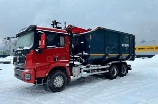 Самосвал ломовоз ISUZU 6х4 дв 219kw гп 10т кму XCMG LQS120 с грейферным захватом гп 4т стрела 8м кузов 5800*2400*2200. Фото 1