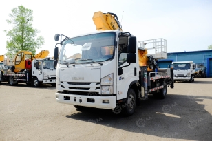 Автовышка VIGRUS GKS28 на шасси ISUZU 4Х4 дв 110kw высота подъёма 28м объем дв 3л. Фото 1