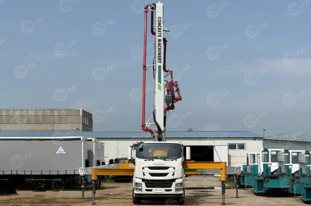 Автобетононасос XCMG HB37V-CSX шасси ISUZU 6x4 дв 309kw 37 метров. Фото 10