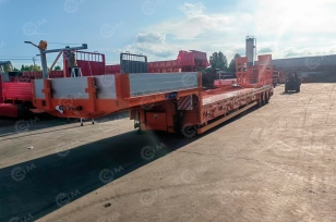 Полуприцеп трал LUXUDA LZC9305TDP 3 оси fuwa 13т, пневмоподвеска, гп 45 тонн, 16500х2550х3650, ССУ 1350. Фото 2