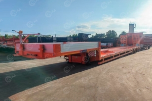 Полуприцеп трал LUXUDA LZC9305TDP 3 оси fuwa 13т, пневмоподвеска, гп 45 тонн, 16500х2550х3650, ССУ 1350. Фото 3