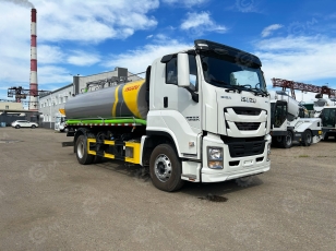 Ассенизатор (вакуумная машина) на шасси ISUZU 4x2 дв 177kw бочка 16м3 насос XD-360 360м3ч. Фото 1