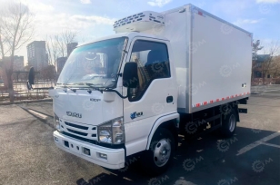 Фургон рефрежиратор на шасси ISUZU 4х2 дв 96Kw гп 2т фургон 3600х1850х1810 Холодильная установка Carrier C400 под категорию В. Фото 1