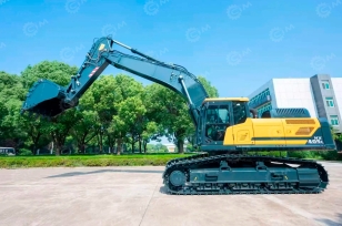 Экскаватор гусеничный HYUNDAI HX405L ковш 1,9м3, общая масса 41,3т, дополнительная гидролиния. Фото 1