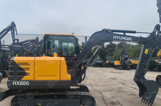 Экскаватор гусеничный HYUNDAI HX60G ковш 0,25м3, общая масса 5,8т, дв Yanmar. Фото 6