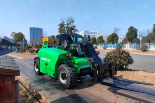 Телескопический погрузчик HANGCHA T35-100XHYG электрический гп 3,5т высота 10м, кондиционер печка, кран-балка. Фото 2