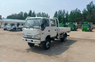 Бортовой грузовик ISUZU 4x4 дв 94Kw двойная кабина кузов 2560*1850*400, под категорию В. Фото 1