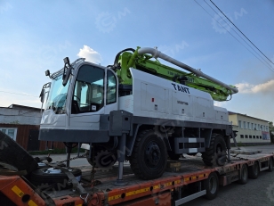 Самоходный бетононасос TANT 5020THB (колесный) высота 20м. Фото 2