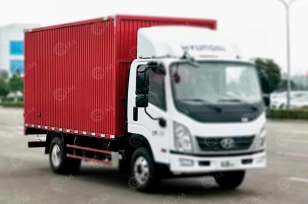 Фургон на шасси HYUNDAI 4х2  дв 105kw, фургон 3835*2120*2100мм боковая дверь. Фото 2