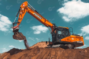 Экскаватор колесный Develon DX190W-7M. Фото 1