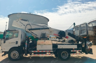 Автовышка WANBANG GKS36 на шасси ISUZU 6Х6 дв 221kw высота подъёма 36м гп корзины 400кг. Фото 1